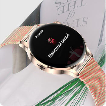 2022 Νέο έξυπνο ρολόι NFC, γυναικείο ανδρικό, Κλήση Bluetooth 1,19 ιντσών 320*320 HD Display Custom Dial Sport Fitness Tracker Smartwatch+Box