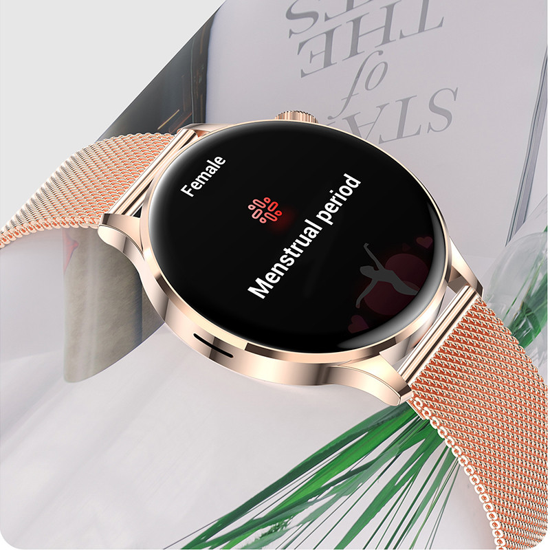 2022 Nou ceas inteligent NFC Femei Bărbați Apel Bluetooth 1,19 inch 320*320 Afișaj HD Cadran personalizat Tracker fitness Sport Ceas inteligent + cutie