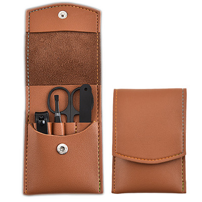 4 buc/set set de tăietori profesionale pentru unghii, pedichiură, manichiură, din oțel inoxidabil, foarfece pentru cuticule, pensete, pile pentru unghii, tăietor de unghii