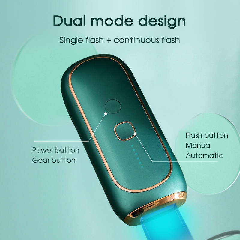 [ZS] IPL 900.000 Flash 5 trepte Epilator profesional permanent fără durere Epilarea cu laser a corpului piciorului Îndepărtarea părului electric Uz casnic pentru femei