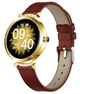 Ceas inteligent la modă nouă, monitor de sănătate pentru femei, ritm cardiac, Tracker de fitness, IP68, ceas cu alarmă inteligent, rezistent la apă.