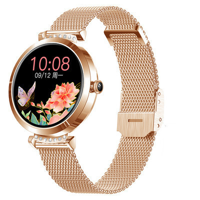 Ceas inteligent la modă nouă, monitor de sănătate pentru femei, ritm cardiac, Tracker de fitness, IP68, ceas cu alarmă inteligent, rezistent la apă.