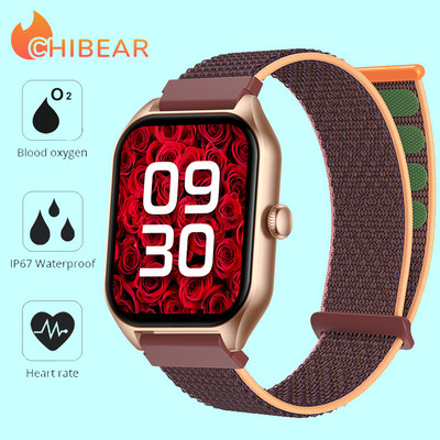 Smartwatch ChiBear Bluetooth Call Smartwatch 1,85`` AMOLED Display 50+ Sports Mode Διάρκεια ζωής μπαταρίας 15 ημερών Έξυπνο ρολόι για άνδρες γυναίκες 2023 Νέο