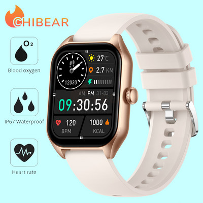 Smartwatch ChiBear Bluetooth Call Smartwatch 1,85`` AMOLED Display 50+ Sports Mode Διάρκεια ζωής μπαταρίας 15 ημερών Έξυπνο ρολόι για άνδρες γυναίκες 2023 Νέο