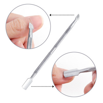 500Pcs/Box Fase Nails Tips Kit Manicure Nail File Lime 100/180 Buffer Block Cutter Scissors Cleaning Nail Brush Nail Art Tools