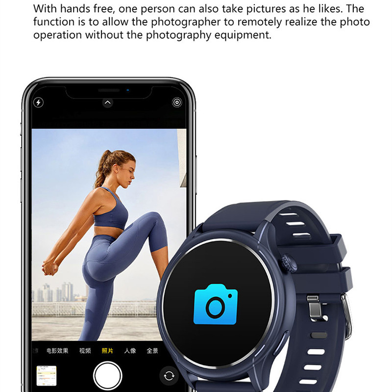 NFC Bluetooth Call Smart Watch Men 412*412 HD Screen 173+Sports Waterproof 24/7 Health Monitor Men SmartWatch for IOS Android