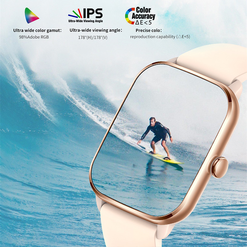 ChiBear Smartwatch 1,9 ιντσών Full Screen Bluetooth Calling Heart Rate Sleep Monitor 100+ Sport Models Smart Watch for Men Women