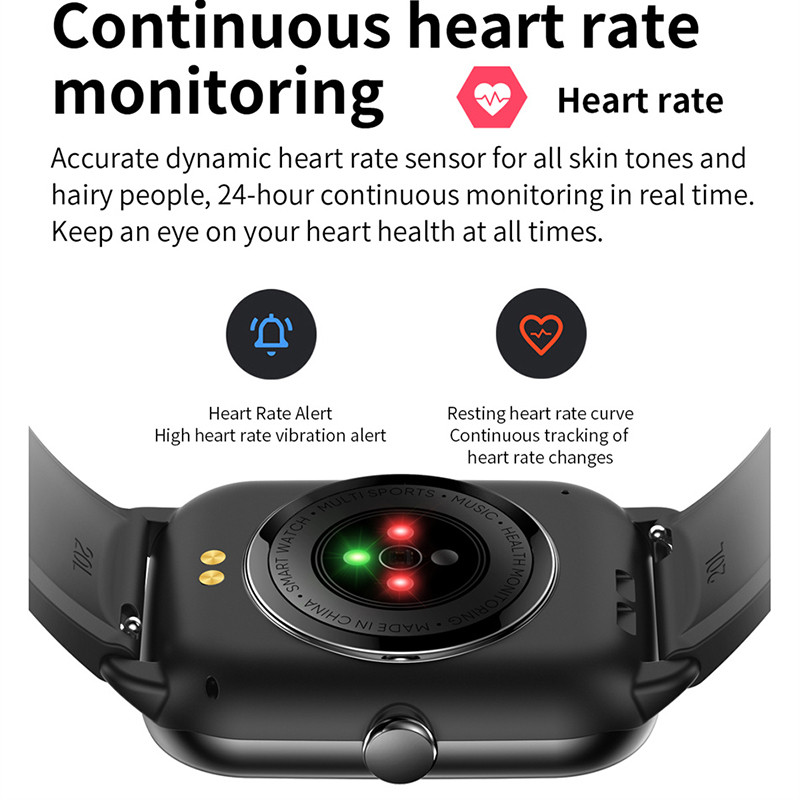 ChiBear Smartwatch 1,9 ιντσών Full Screen Bluetooth Calling Heart Rate Sleep Monitor 100+ Sport Models Smart Watch for Men Women