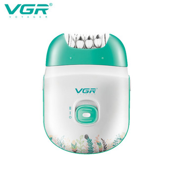 VGR акумулаторен дамски епилатор електрически женски епилатор за лице машина за обезкосмяване лице крака депилатор тяло