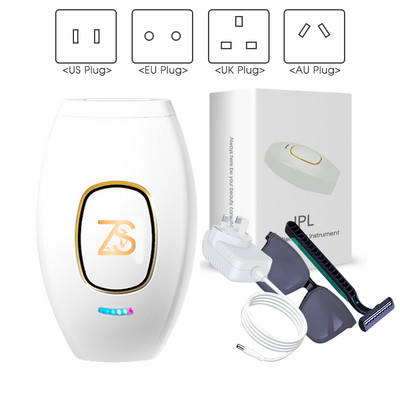 [ZS] Dispozitive de uz casnic de marcă Epilator Bikini Corp 500.000 de flash-uri Dispozitive de îndepărtare a părului cu laser IPL fără durere pentru femei Depilare permanentă