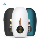 [ZS] Silențios 990.000 de flash-uri Punct de înghețare LCD Permanent cu 5 nivele pentru acasă Epilator profesional portabil cu laser pentru îndepărtarea părului IPL pentru corp