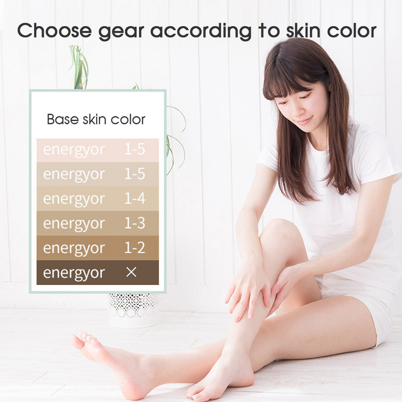 [ZS] Epilator electric profesional, fără durere, cu ecran LCD cu bliț 999.999, pentru femei, aparat de îndepărtare a părului cu laser pentru întregul corp