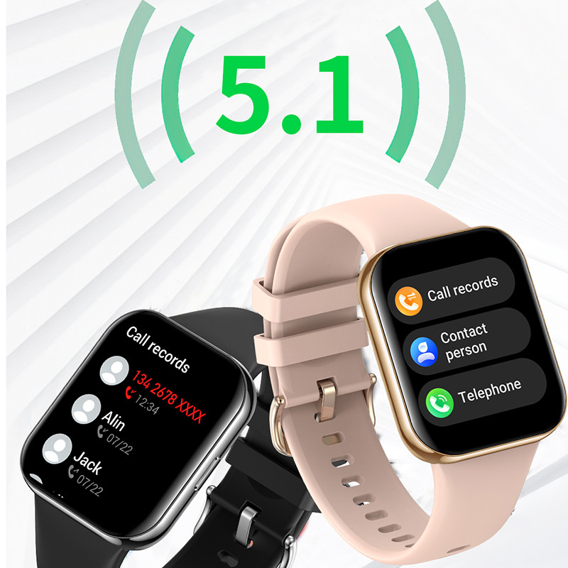 2022 Nou Bluetooth Apel Smart Ceas Femei Bărbați Monitorizare ritm cardiac Impermeabil Doamne Smartwatch Sport Fitness Tracke Bratara
