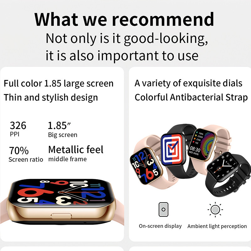 2022 Nou Bluetooth Apel Smart Ceas Femei Bărbați Monitorizare ritm cardiac Impermeabil Doamne Smartwatch Sport Fitness Tracke Bratara