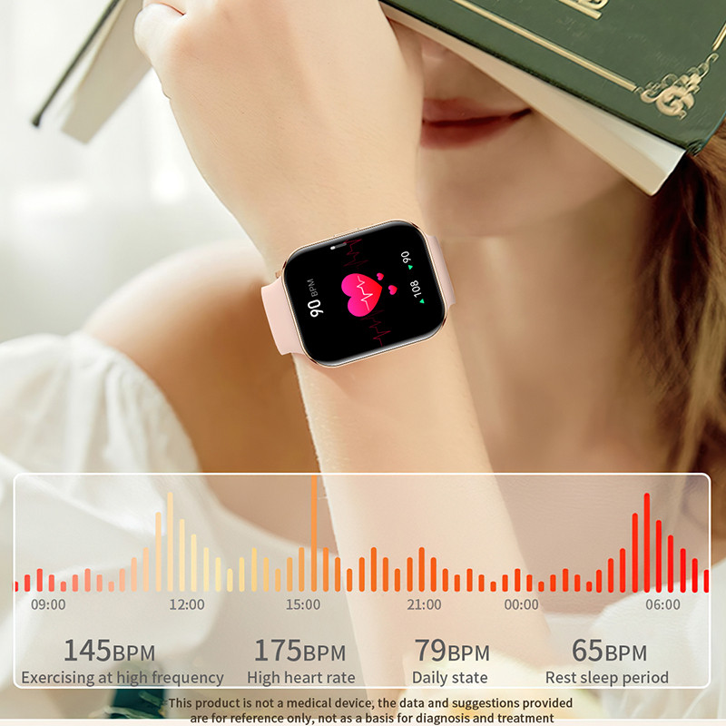 2022 Nou Bluetooth Apel Smart Ceas Femei Bărbați Monitorizare ritm cardiac Impermeabil Doamne Smartwatch Sport Fitness Tracke Bratara