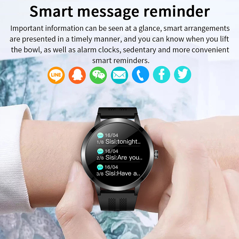 2023 Nou ceas inteligent ultra subțire femei bărbați 1,32" AMOLED 360*360 HD pixeli afișaj cadrane personalizate memento de apel Smartwatch doamne + cutie