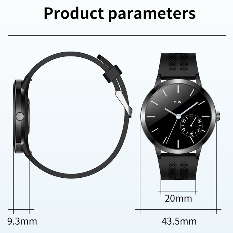 2023 Nou ceas inteligent ultra subțire femei bărbați 1,32" AMOLED 360*360 HD pixeli afișaj cadrane personalizate memento de apel Smartwatch doamne + cutie