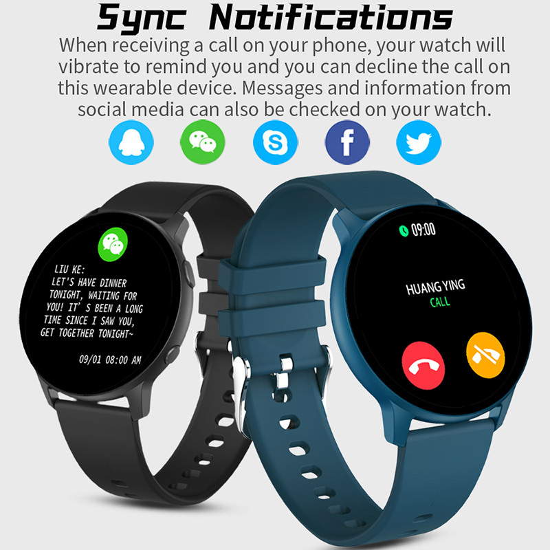 2023 Ceasuri inteligente noi femei cu ecran tactil complet Ceas sport fitness IP68 Bluetooth impermeabil pentru Android ios smartwatch bărbați + cutie