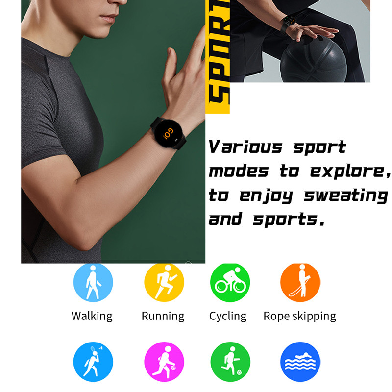 2023 Ceasuri inteligente noi femei cu ecran tactil complet Ceas sport fitness IP68 Bluetooth impermeabil pentru Android ios smartwatch bărbați + cutie