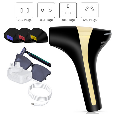 [ZS] Depilator cu laser 3-în-1 Epilarea IPL Bikini Întinerirea pielii corporale Femei Dispozitiv de îndepărtare a pistruilor faciali pentru îndepărtarea părului