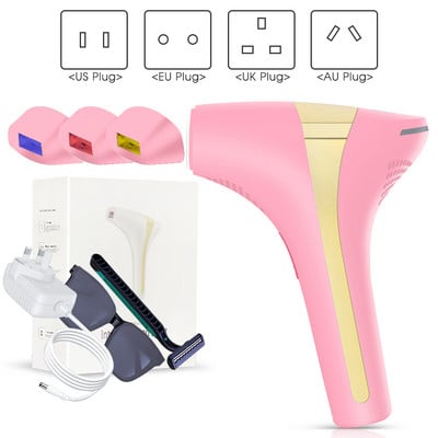 [ZS] Depilator cu laser 3-în-1 Epilarea IPL Bikini Întinerirea pielii corporale Femei Dispozitiv de îndepărtare a pistruilor faciali pentru îndepărtarea părului