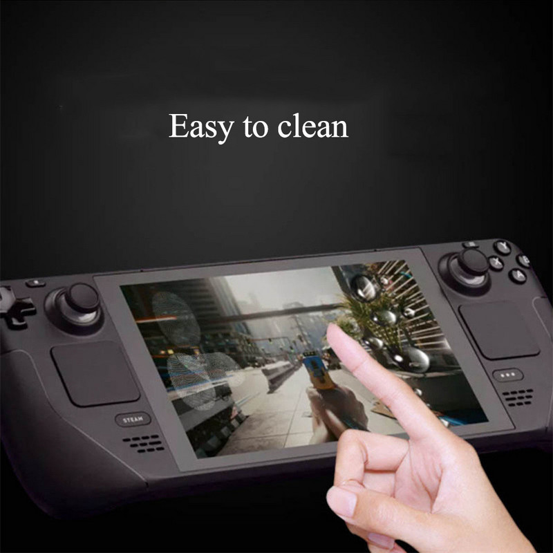 Film de protecție pentru ecran anti-zgârieturi pentru consola de jocuri Steam Deck 9H sticlă securizată premium pentru accesorii de jocuri Steam Deck
