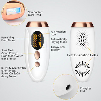 Инструмент за епилация Салон за красота Подмладяваща коса Безболезнен фотонен инструмент Ipl Removal Премахване Машина за замразяване на косата Z8R8
