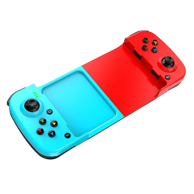 Vezeték nélküli Bluetooth játékvezérlő teleszkópos játékvezérlő joystick Samsung Xiaomi Huawei Android iPhone-hoz töltőkábellel