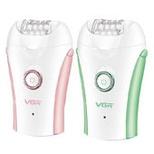 Originalni VGR električni epilator za žene Uklanjanje dlačica Lice i tijelo Noge Ispod pazuha Bikini Punjivi uređaj za uklanjanje dlačica