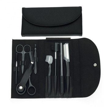 8 броя нож за нокти Професионални ножици от неръждаема стомана Beauty Kit Art Horny Utility Tool Ножици за нокти Комплект за нокти