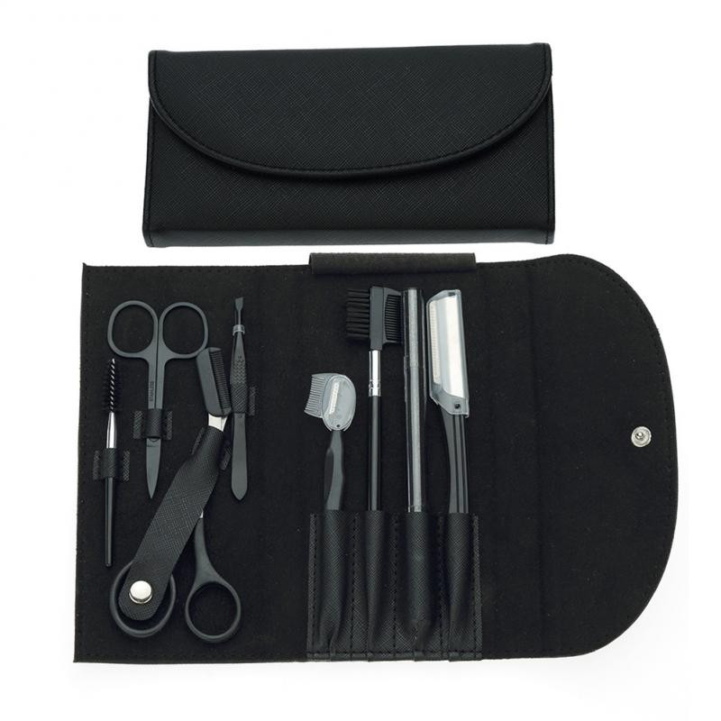 8 darab köröm kés Professzionális rozsdamentes acél olló Beauty Kit Art Horny Utility Tool körömolló körömkészlet