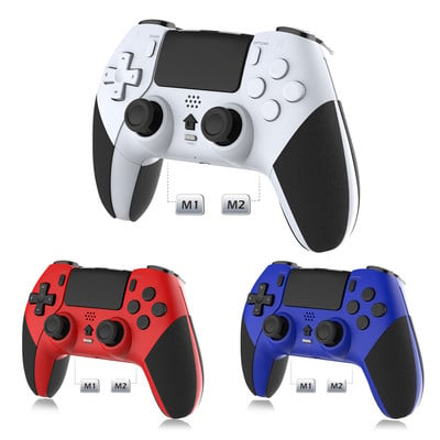 Belaidis vairasvirtė Bluetooth PS4 valdiklis, 6 ašių žaidimų pultelis Mando Joypad, skirtas PS4 / PS4 Slim / PC / Steam / iPad / planšetiniam kompiuteriui / Andriod