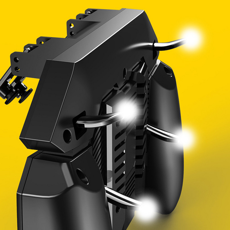 4.7''-6.5'' Noul mâner de joc PUBG Artefact AK77 Metal Physical Assist Dissipare rapidă a căldurii Telefon mobil universal