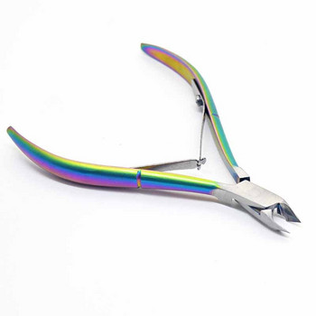 22 Στυλ Rainbow από ανοξείδωτο ατσάλι, τσιμπιδάκι, τσιμπιδάκι, λίμες τέχνης νυχιών UV Gel Polish Remove Manicure Care Groove Clean Tool