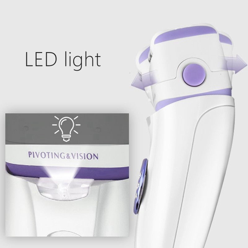 Epilator electric Kemei original, pentru femei, pentru îndepărtarea părului feței, aparat de ras pentru femei, aparat de bărbierit pentru picioare, aparat de tuns pentru bikini depilator