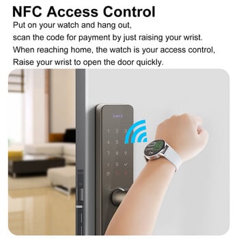 Έξυπνο ρολόι NFC 2022 Ανδρικά Αθλητικά Ρολόγια GPS Γυναικεία Ασύρματη φόρτιση Προσαρμοσμένη κλήση Κλήση καρδιακού παλμού Έξυπνο ρολόι ΗΚΓ για Samsung