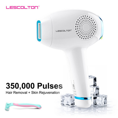 Lescolton IPL Epilator ICE Cool Pulse Light Mașină de îndepărtare a părului cu laser Epilator electric pentru Fața Bikini Îndepărtarea părului permanent