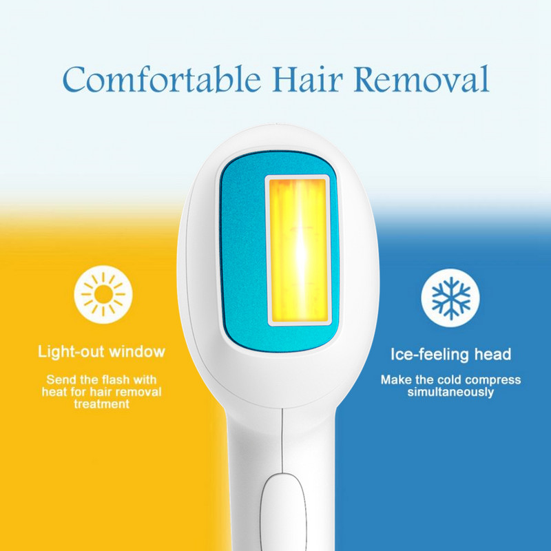 Lescolton IPL Epilator ICE Cool Pulse Light Mașină de îndepărtare a părului cu laser Epilator electric pentru Fața Bikini Îndepărtarea părului permanent