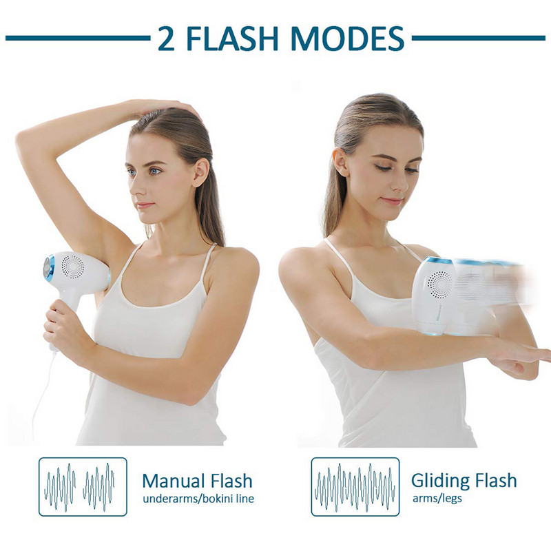 Lescolton IPL Epilator ICE Cool Pulse Light Mașină de îndepărtare a părului cu laser Epilator electric pentru Fața Bikini Îndepărtarea părului permanent