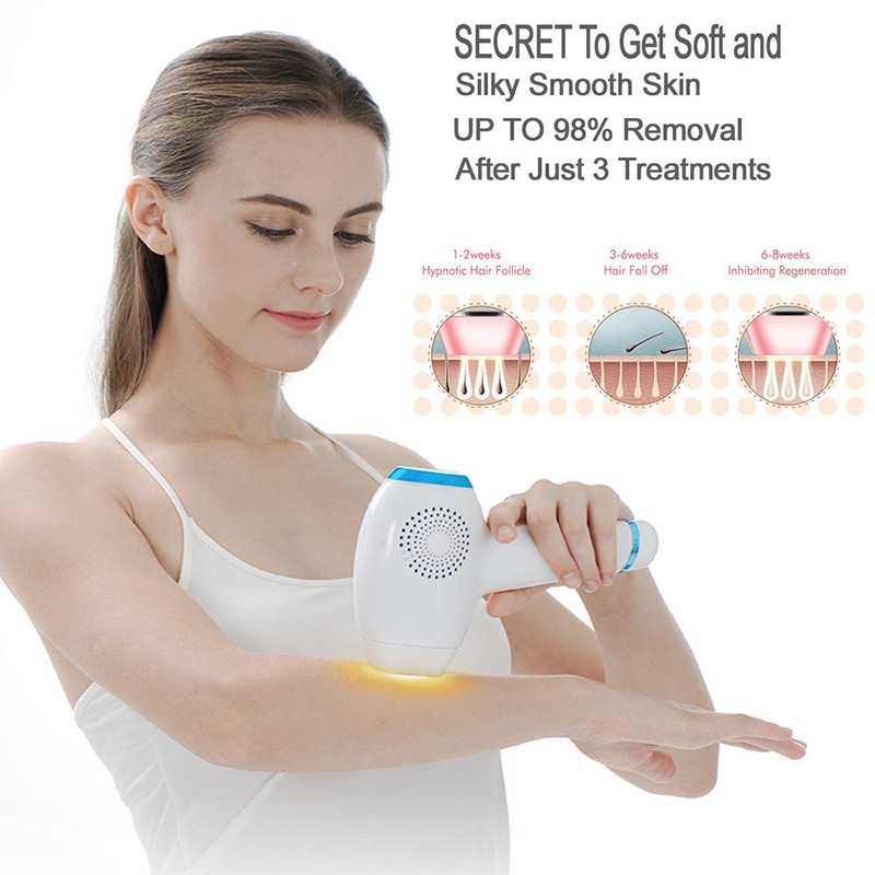 Lescolton IPL Epilator ICE Cool Pulse Light Mașină de îndepărtare a părului cu laser Epilator electric pentru Fața Bikini Îndepărtarea părului permanent