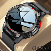 2022 nou Bluetooth Anruf Männer Smart Uhr 1,32 zoll 360*360 HD Bildschirm SmartWatch Sport Fitness Tracker pentru Android Samsung