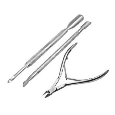 Set de tăietori pentru îndepărtarea unghiilor de înaltă calitate, 3 bucăți, pentru manichiură, pedichiură, salon, set de instrumente pentru oja