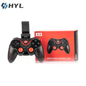 Vezeték nélküli Bluetooth játékvezérlő állvánnyal Vezeték nélküli játékvezérlő joystick PS3 Android mobiltelefon táblagép TV doboz laptophoz
