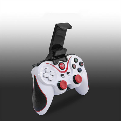 Vezeték nélküli Bluetooth játékvezérlő állvánnyal Vezeték nélküli játékvezérlő joystick PS3 Android mobiltelefon táblagép TV doboz laptophoz