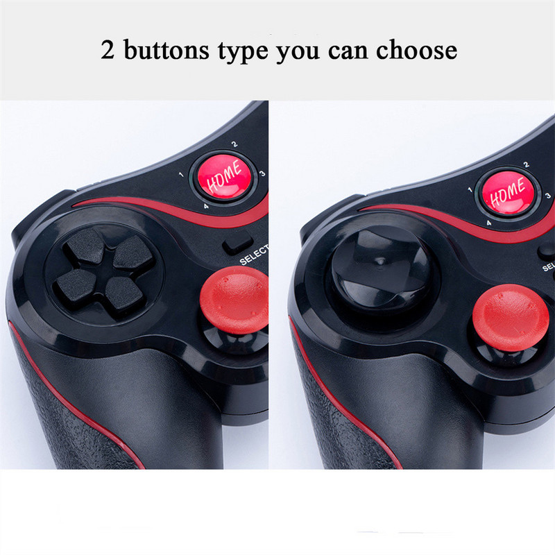 Vezeték nélküli Bluetooth játékvezérlő állvánnyal Vezeték nélküli játékvezérlő joystick PS3 Android mobiltelefon táblagép TV doboz laptophoz