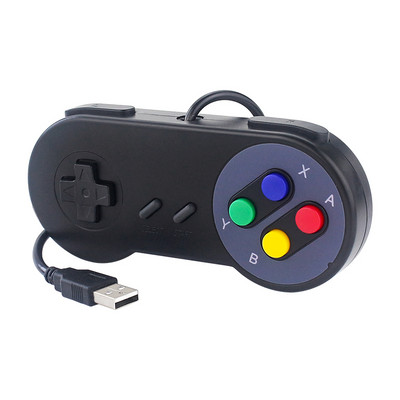 USB Gamepad Retro Gaming Joystick Controller cu fir pentru Linux SNES Game PC NESPi RetroPie Windows Raspberry Pi 4B 3B+ 3B