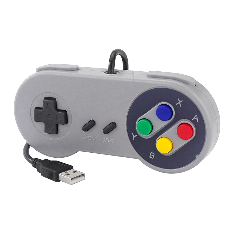 USB Gamepad Retro Gaming Joystick Controller cu fir pentru Linux SNES Game PC NESPi RetroPie Windows Raspberry Pi 4B 3B+ 3B