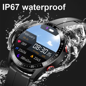 ECG+PPG Smartwatch 2022 Смарт часовник Мъжки Bluetooth Обаждане Открит Възпроизвеждане на музика IP67 Водоустойчив Свързан часовник Мъжки за huawei Android