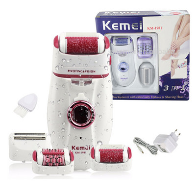 Epilator electric 3 în 1 pentru femei Aparat de ras pentru femeie Picior Îndepărtarea părului pe corp Buze bărbie Depilator pentru femeie Bikini Trimmer Dispozitiv de îndepărtare a părului facial
