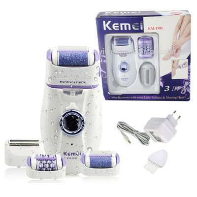 Epilator electric 3 în 1 pentru femei Aparat de ras pentru femeie Picior Îndepărtarea părului pe corp Buze bărbie Depilator pentru femeie Bikini Trimmer Dispozitiv de îndepărtare a părului facial